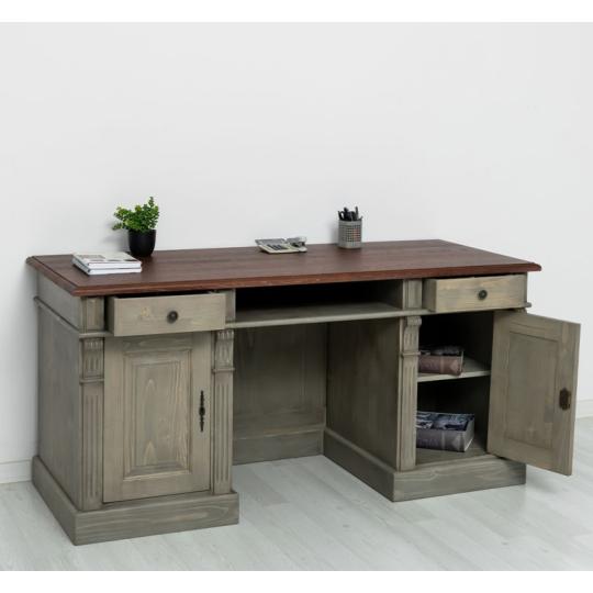 klasicky stredomorsky pisaci stol masivne drevo vidiecky pracovna stol oliva vidiecky vintage detsky stol dubovy strecha pomocny stolik chalupa provence provansalsky.jpg